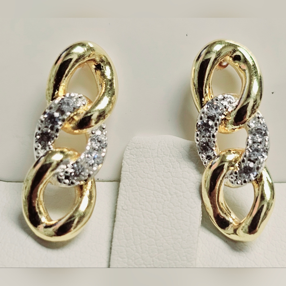 Cuban Link Dangling earrings